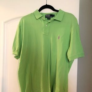 Men’s Spring time green Ralph Lauren polo shirt